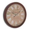 Magdalen Love Wooden Wall Clock In Brown