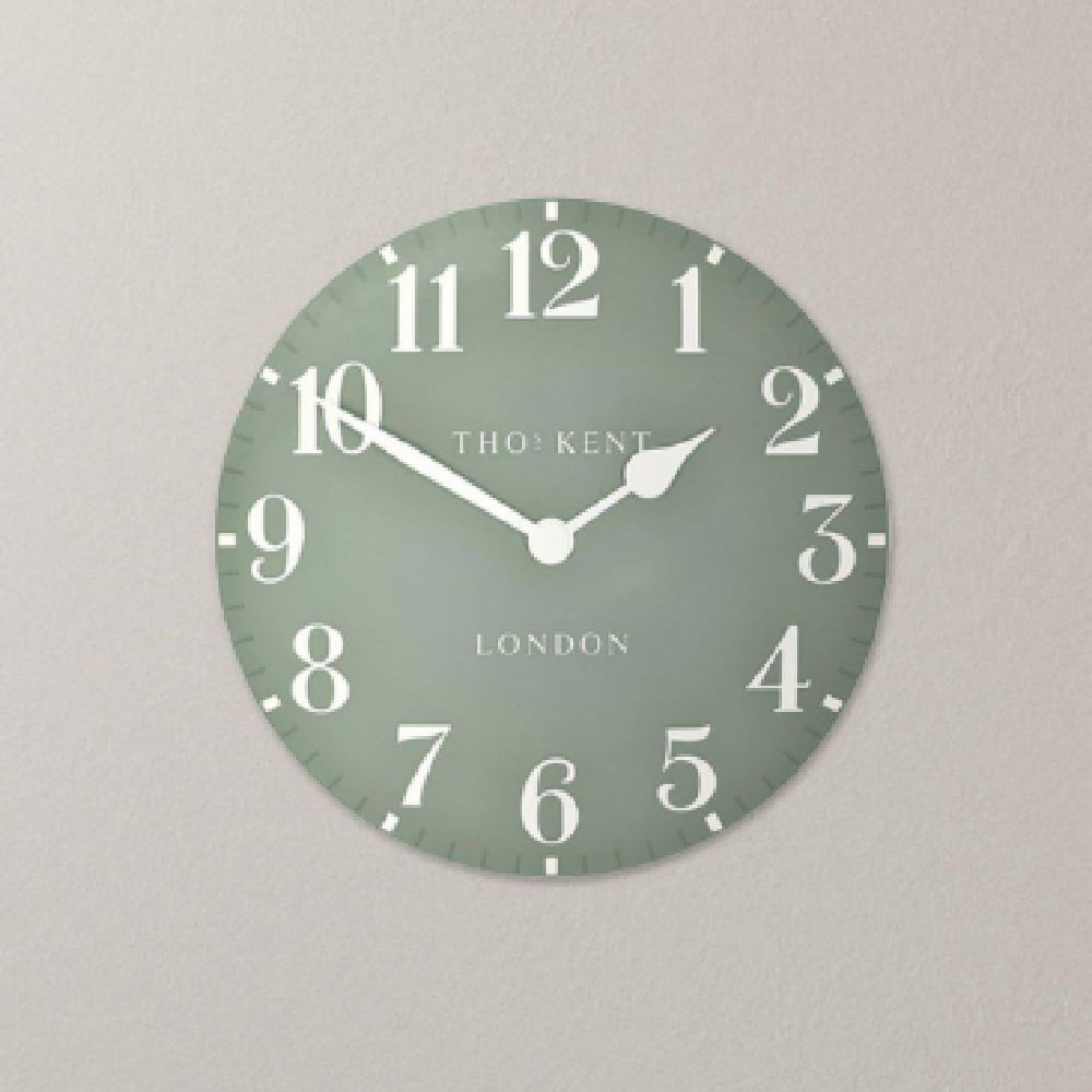 Chantilly Medium Metal Mantel Clock In Seagrass