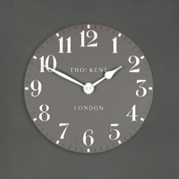 Chantilly Medium Metal Mantel Clock In Dolphine